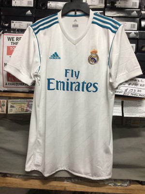 real madrid white and blue jersey