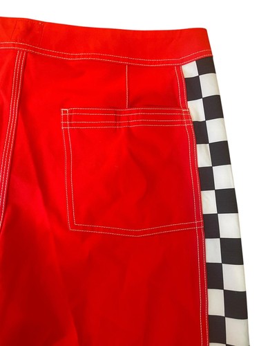 Quiksilver Men original Arch 18" board Shorts red/Checker Size 38 - 第 3/5 張圖片
