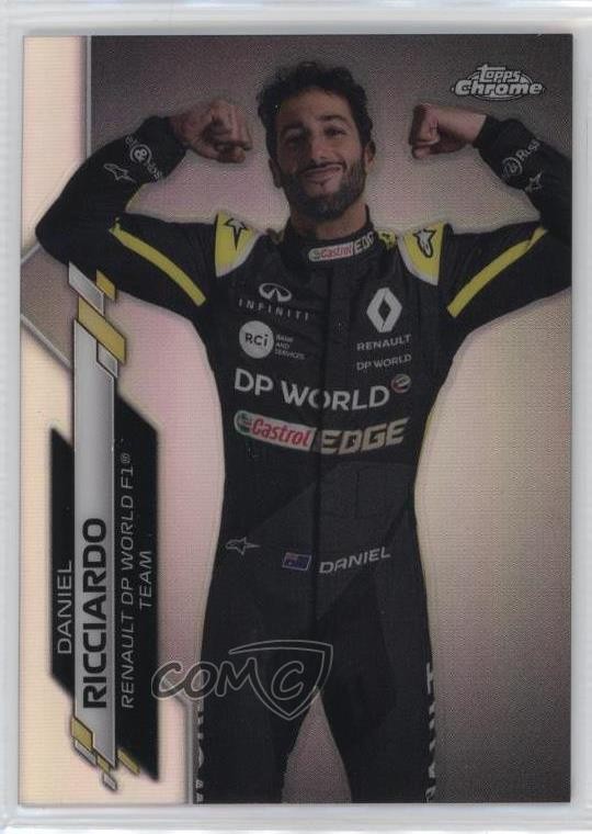 2020 Topps Chrome Formula 1 F1 Racers Refractor Daniel Ricciardo #9 0c6