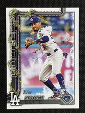 2025 Topps Holiday Mookie Betts #H52 Image Variation SP Holiday Lights and Base