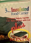 Carry-Outs 3 Piece Insulated Food Carrier Plus Bonus - New In Box — photo 3
