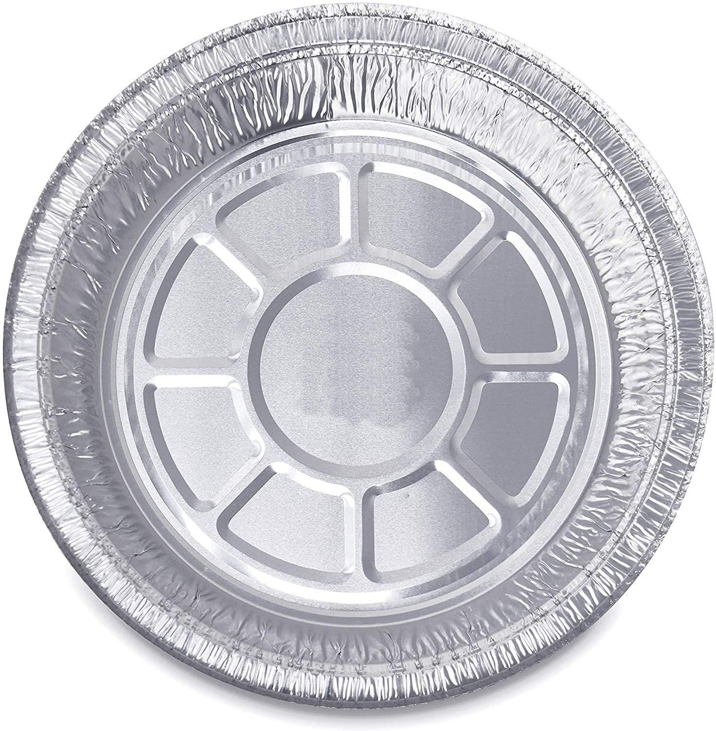 14 Round Aluminum Pans with Dome Lid 9Inch Heavy Duty Tin Foil Pans Perfect for