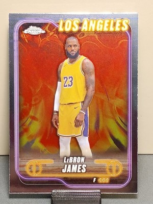 2024-25 Topps Chrome #22 LeBron James Los Angeles Lakers | eBay