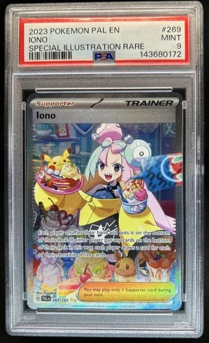2023 Pokemon SV Paldea Evolved Iono Special Illustration Rare #269/193 PSA 9