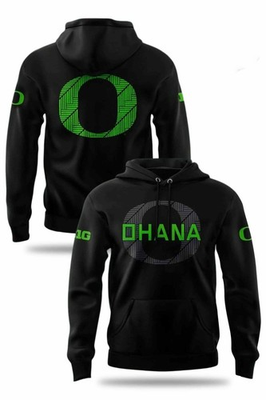#ad #ad NEW Oregon Ohana Hoodie Black Ducks Fan Gift Full Size S 4XL $44.85