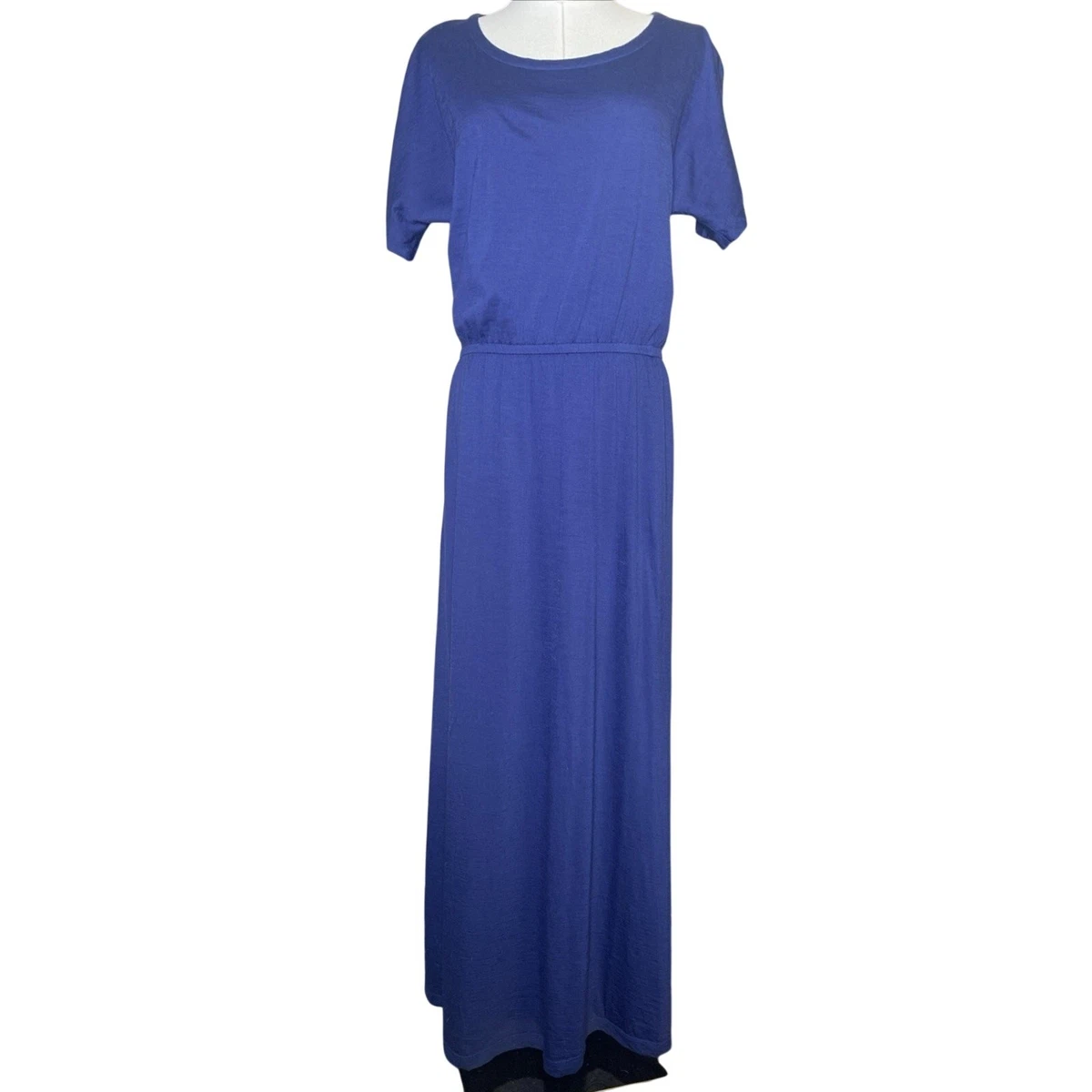 Blue Short Sleeve Maxi Dresses for Women for sale | eBay