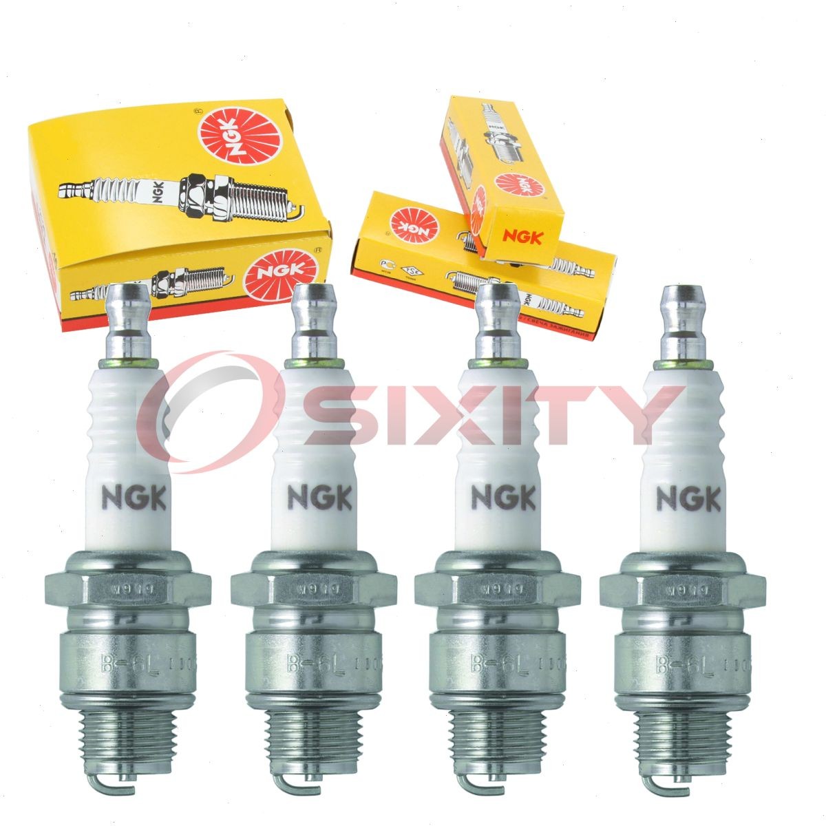 4 pc NGK 96461 B-6L BLYB Standard Spark Plugs for W16LS SP474 SP473 RH8C mj
