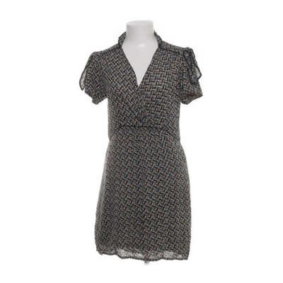Diane von Furstenberg, Wickelkleid, Größe: 40, Schwarz/Mehrfarbig #UHf