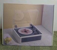 Bluetooth CD Player Disc Player White with Built in Speaker Enables Lossless