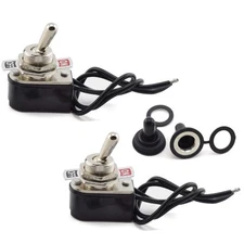 SDTC Tech 2 Pack Toggle Switch 6A / 125V 3A / 250V AC SPST ON/Off Heavy Duty... 