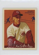 2008 Upper Deck Goudey Mini Red Back Sparky Anderson #46 HOF