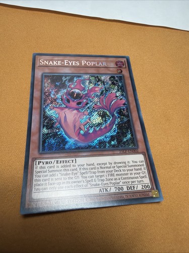 Snake-Eyes Poplar [Secret Rare] 25LP-JP002 YuGiOh Japanese World Championship 2025 Limited Pack card