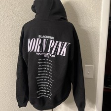 BlackPink Born Pink World Tour 2022 Size Medium Hoodie Sweatshirt