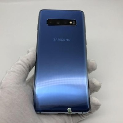Samsung Galaxy S10 SM-G973F/DS 512GB DUAL SIM Fully Unlocked Smartphone BLUE A+