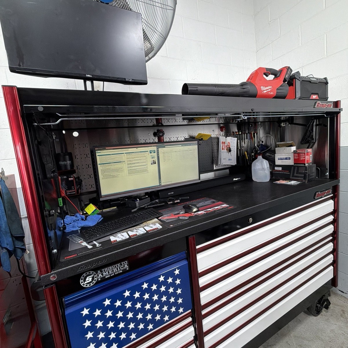 Snap On 84IN Epiq Toolbox With Hutch, LIMITED EDITION 1776 No.20