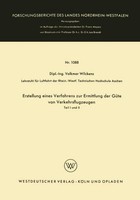 Erstellung Eines Verfahrens Zur Ermittlung Der GüTe Von Verkehrsflugzeugen Volkm