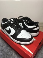 Nike Dunk Low Panda trainers in black and white Womans