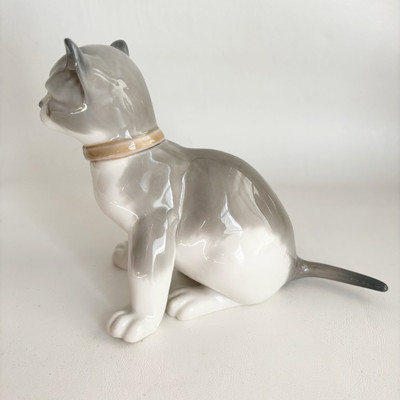 NAO 猫 くま 置物 LLADRO Vintage Nao Lladro Kitten Porcelain Figurine 1985 