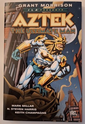 AZTEK THE ULTIMATE MAN | US-Comic (2008) DC TPB Grant Morrison Mark Millar JLA