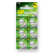6x GP LR44 Batteries 1.5V Alkaline Cell Coin Button A76 AG13 *LONG EXPIRY*
