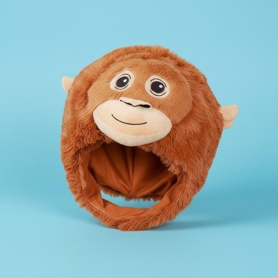 Affenkopf Hut PP Baumwolle gefüllt Fuzzy Monkey Maske für Leistung