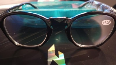 Zenni Optical Reading Glasses +1.00 ~ Includes Case ~ #1