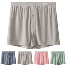 New Stylish Boxers Briefs Underpants Casual Solid Color Underwear Bottoms
