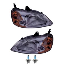 Scheinwerfer Set inkl. OSRAM Lampen H4 für Honda Civic VII Hatchback EU EP EV