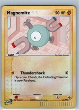 Pokemon Card - Magnemite 63/97 - Dragon Reverse Holo HP 2003