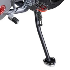 Zeta Black Aluminum Side Kick Stand Extender 2Pc for Suzuki DRZ400SM 05-23