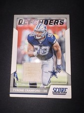 2017 Score Defenders Tyrone Crawford #1 Prime Jersey Card