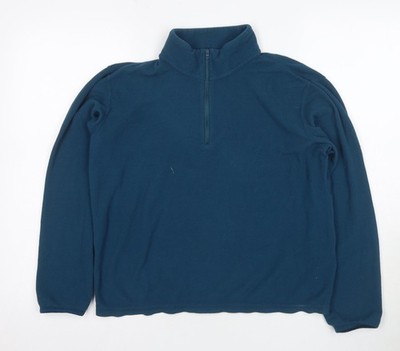 Uniqlo Fleecepullover Sweatshirt Herren Blau S