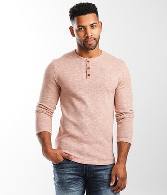 [Buckle] Outpost Makers Mens Marled Henley Top