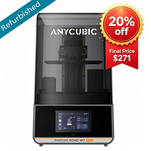 【Refurbished 70%】ANYCUBIC Photon Mono M7 Pro 14K 3D Printer Resin LCD Screen