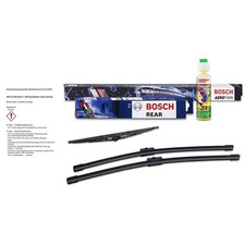 BOSCH AEROTWIN SCHEIBENWISCHER +HECKWISCHER +SCHEIBEN-REINIGER FÜR VW