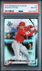 133410555 Shohei Ohtani 2019 Bowman Platinum #2 PSA 8