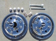 19.5 Chevy Gmc 4500 5500 6500 8 Lug Dually Wheel Simulators Fronts Only 19.5 Chevy Gmc 4500 5500 6500 8 Lug Dually Wheel Simulators Fronts Only