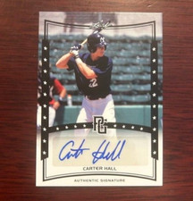 2014 Leaf Perfect Game CARTER HALL Certified Autographed Card