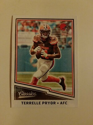 2017 Classics Terrelle Pryor #7 Cleveland Browns Panini