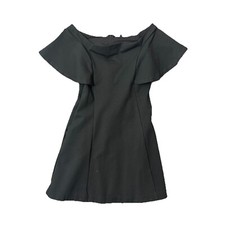 Banana Republic Womens Off Shoulder Business Casual Dress Sz 4 Black