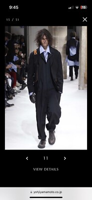 15ss yohji yamamoto pour homme ジャガード コート 15SS Yohji