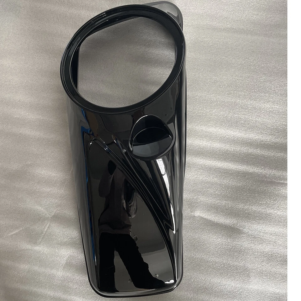 Vivid Black Saddlebag Speaker Lids 8'' Fit For Harley 2014 up Street Road Glide Foto 3 de 4