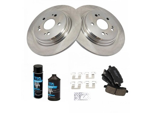 Rear Brake Pad and Rotor Kit For 2017 Acura TLX TZ324SG