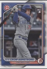 2024 BOWMAN BASE PAPER CHICAGO CUBS RC PETE CROW-ARMSTRONG #85