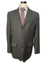 Banana Republic Mens Brown Wool Classic Suit Jacket Sport Coat 44L