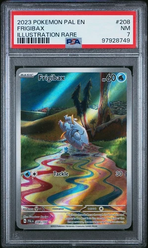PAL EN-PALDEA EVOLVED ILLUSTRATION RARE #208 FRIGIBAX PSA 7