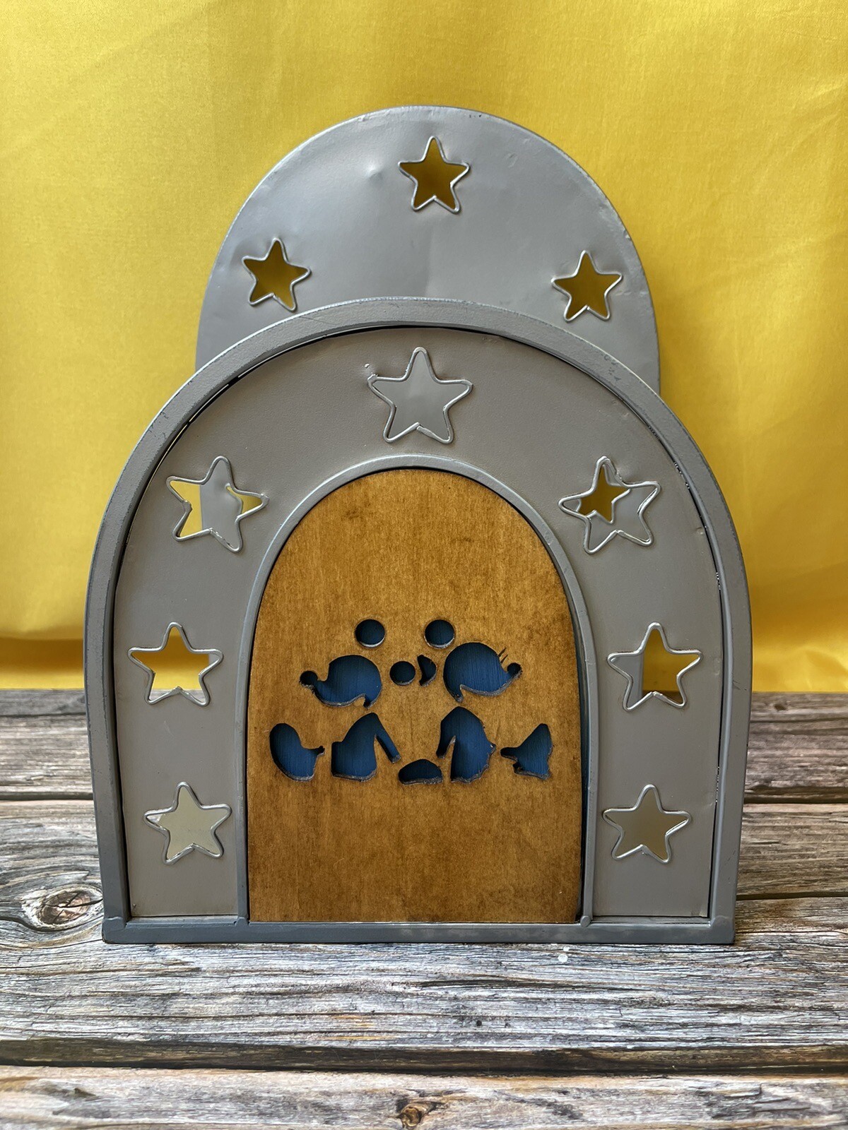 Vintage Disney Mickey Mouse Vertical Metal Desk File Organizer-image