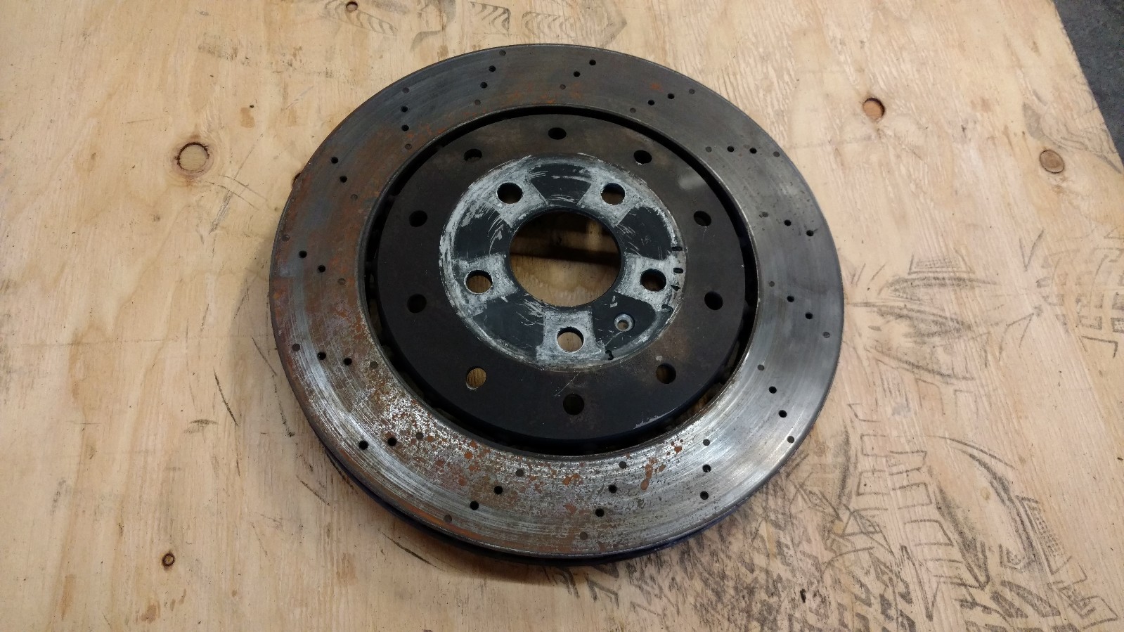 LAMBORGHINI GALLARDO LP560 REAR BRAKE DISC ROTOR OEM 420615601C