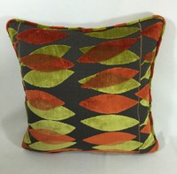 Sanderson Miro Lime/orange Cushion Cover 18x18 Stunning Vibrant Fabric Sanderson Miro Lime/orange Cushion Cover 18x18 Stunning Vibrant Fabric