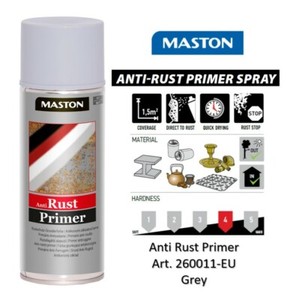 rust paint anti metal spray primer anticorrosive 400ml bare grey steel